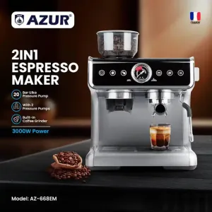 اسپرسو ساز 2 لیتری آزور مدل Azur AZ-668EM